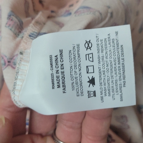 Nike Women's Cotton Printed Cropped T-Shirt Washed Coral - Picture 6 of 9